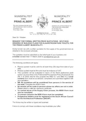 RFQ 67 of 2020 BUILDING PLANS FOR KLAARSTROOM PARK TOILETS.pdf