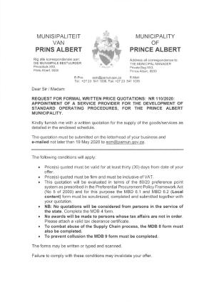 RFQ 110_2020 Appoint of Service Provider to develop SOP's.pdf