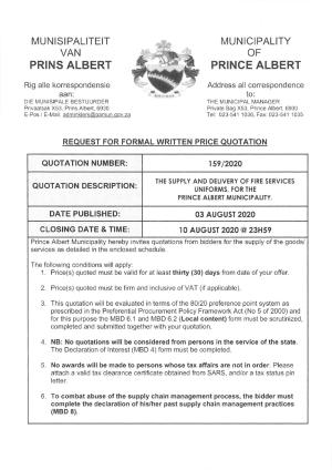 RFQ 159_2020 Fire Services Uniforms.pdf