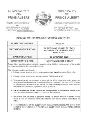 RFQ 174 of 2020 - Power Machinery.pdf