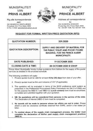 RFQ 209_2020 - Material for Public Toilet and Poort Pourri Building.pdf