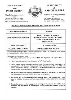 RFQ 215 of 2020 - Hiring of Small Plant.pdf