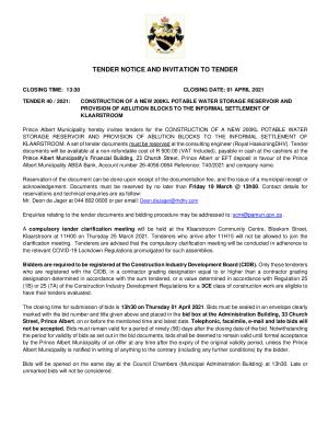 Tender Notice - Tender 40 of 2021 (200kl Potable Water Storage Reservoir & Ablution Blocks) PAMunicipality.pdf