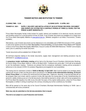 Tender Notice - Tender 43 of 2021 (Electronic Document, Workflow and Record System).pdf