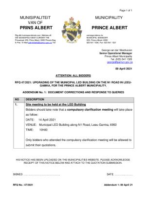 ADDENDUM 2 - CLARIFICATION (RFQ 47 OF 2021).pdf