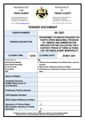 Tender Document - Tender 48 of 2021 (Traffic Management Services).pdf
