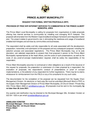 Notice for RFP's - Wifi and Internet Provision (Prince Albert Municipality).pdf