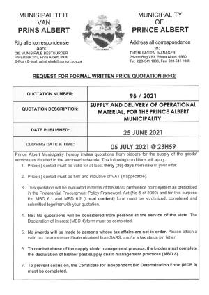 RFQ 96 of 2021 - Operational Material (RFQ DOCUMENT).pdf
