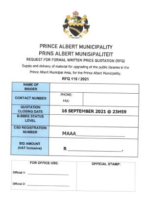 Prince Albert Mun - RFQ 119 of 2021 (Materials for Upgrading of Municipal libraries).pdf