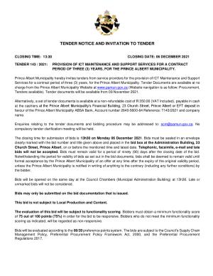Prince Albert Mun - Tender Notice - Tender 143 of 2021 (IT Support Services).pdf