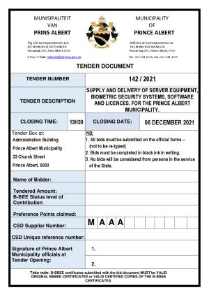 Prince Albert Mun - Tender Document - Tender 142 of 2021 (Server Upgrades).pdf