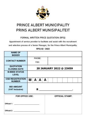 RFQ Document - RFQ 02 of 2022 (Facilitator for Senior Manager vacancy).pdf