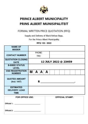 RFQ Document - RFQ 135 of 2022 (Black Refuse Bags) (1).pdf