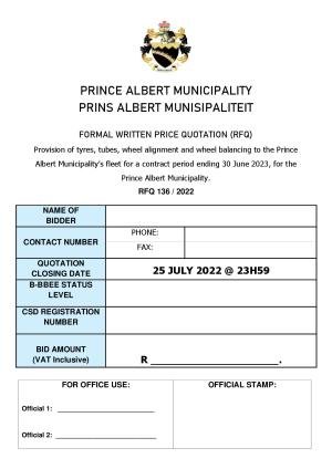 Prince Albert Mun - RFQ 136 of 2022 (Provision of tyres and tubes).pdf