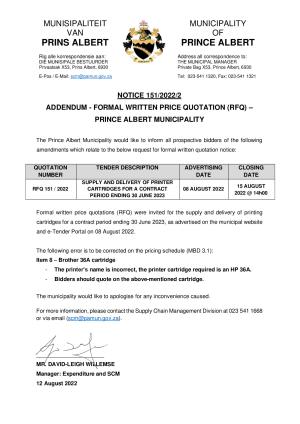 Addendum - RFQ 151 OF 2022 (PRINTER CARTRIDGES) 12 August 2022.pdf