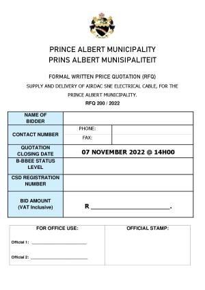 Prince Albert Mun - BID DOCUMENT - RFQ 200 of 2022 (Airdac Cable).pdf