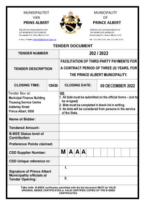 Prince Albert Mun - TENDER DOCUMENT - Tender 202-2022 (Third-party payments).pdf