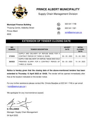 Tender Closing Date Extension - Prince Albert Municipality (Tender 37_2023 & 38_2023) 04.04.2023.pdf