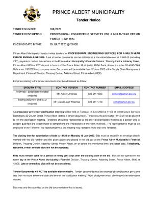 Prince Albert Mun - TENDER NOTICE (Tender 108_2023 Professional Engineering Services).pdf