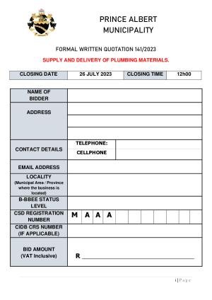 Prince Albert Mun - BID DOCUMENT (RFQ 141_2023 - Plumbing materials).pdf