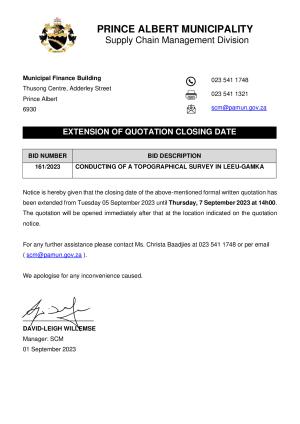 RFQ Closing Date Extension - RFQ 161_2023.pdf