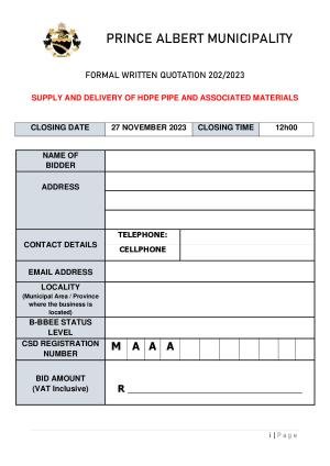 PAM BID DOCUMENT (RFQ 202_2023 HDPE Pipe and materials.pdf