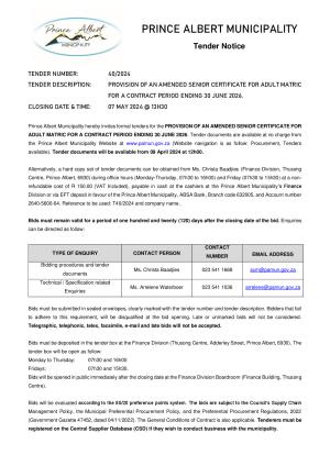 Prince Albert Mun TD40_2024 - Adult Senior Matric.pdf