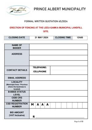 PAMun Bid Document - RFQ 65_2024 _Fencing LG Landfill Site.pdf