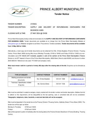 Prince Albert Mun TENDER NOTICE TD47_2024 - Container Hubs.pdf
