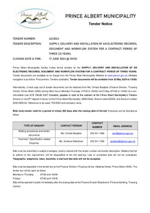 Prince Albert Mun TENDER NOTICE TD63_2024 - ERM System.pdf