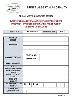 PAMun Bid Document - RFQ 73_2024 _Landfill Site Irrigation System.pdf