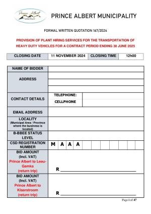 PAMun Bid Document - RFQ 167_2024 Plant Hiring Services.pdf