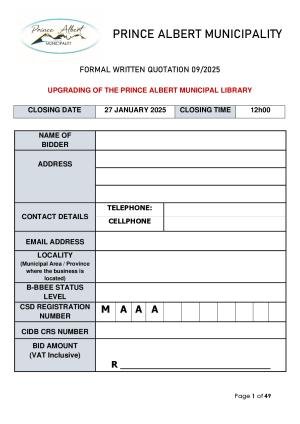 PAMun Bid Document - RFQ 09_2025 Upgrading of PA Library.pdf