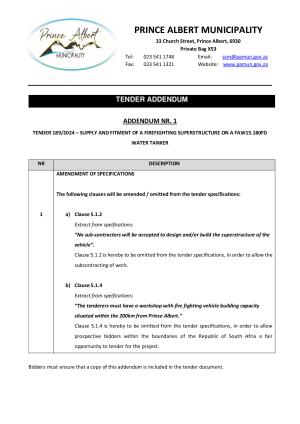 Addendum Nr. 1 - Tender 189_2024 (Firefighting superstructure) - Specification amendment.pdf