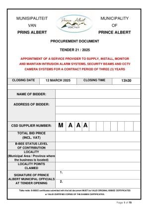 PAMUN Tender Document TD21__2025 _Alarm System & CCTV Cameras.pdf