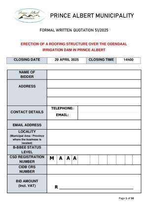 PAMun Bid Document - RFQ 51_2025 Roof Erection Odendaal Sportsfield Irrigation Dam.pdf