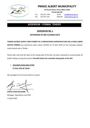 Tender Document + Addendum - Tender 52_2025 (Firefighting Superstructure).pdf