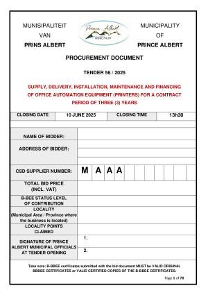 PAMun Tender Document TD56_2025 - Office Automation Equipment (Printers).pdf