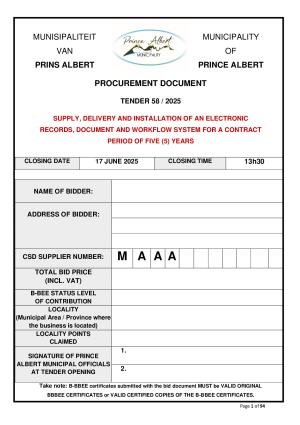 PAMun Tender Document TD58_2025 - Electronic, Document & Workflow System.pdf