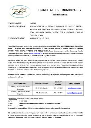 PAMun Tender Notice TD94__2025 _Alarm System & CCTV Cameras.pdf
