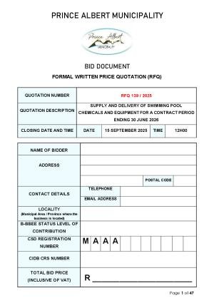PAMun Bid Document - RFQ 139 of 2025 (Swimming pool chemicals).pdf