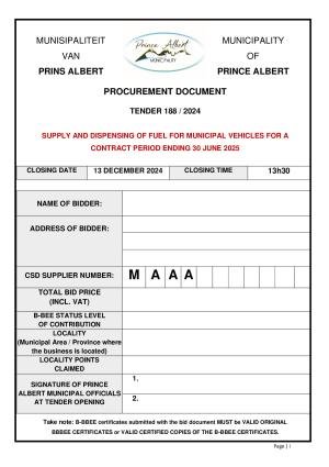 PAMUN Tender Document TD 188_2024 (Fuel)