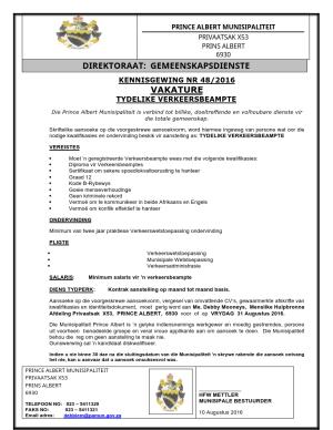 48-16 Kennisgewing - VAKATURE - Verkeersbeampte.doc