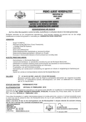 Admin Assistent Kantoor van die Munisipale Bestuurder.pdf