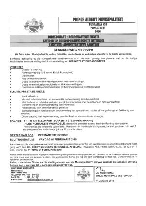 Admin Assistent Korporatief Dienste.pdf