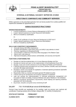 NOTICE  81-22 HR  PRACTITIONER.pdf