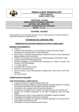 Notice 144-2022 Technician Civil Services.pdf