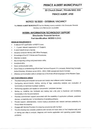Notice 18_2025 - Intern Information Technology Support.pdf