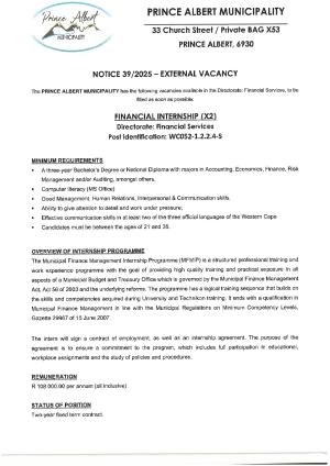 Notice 39-2025 Financial Interns x 2.pdf