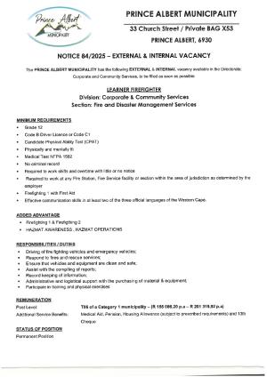 Learner Firefighter Notice 84-2025.pdf